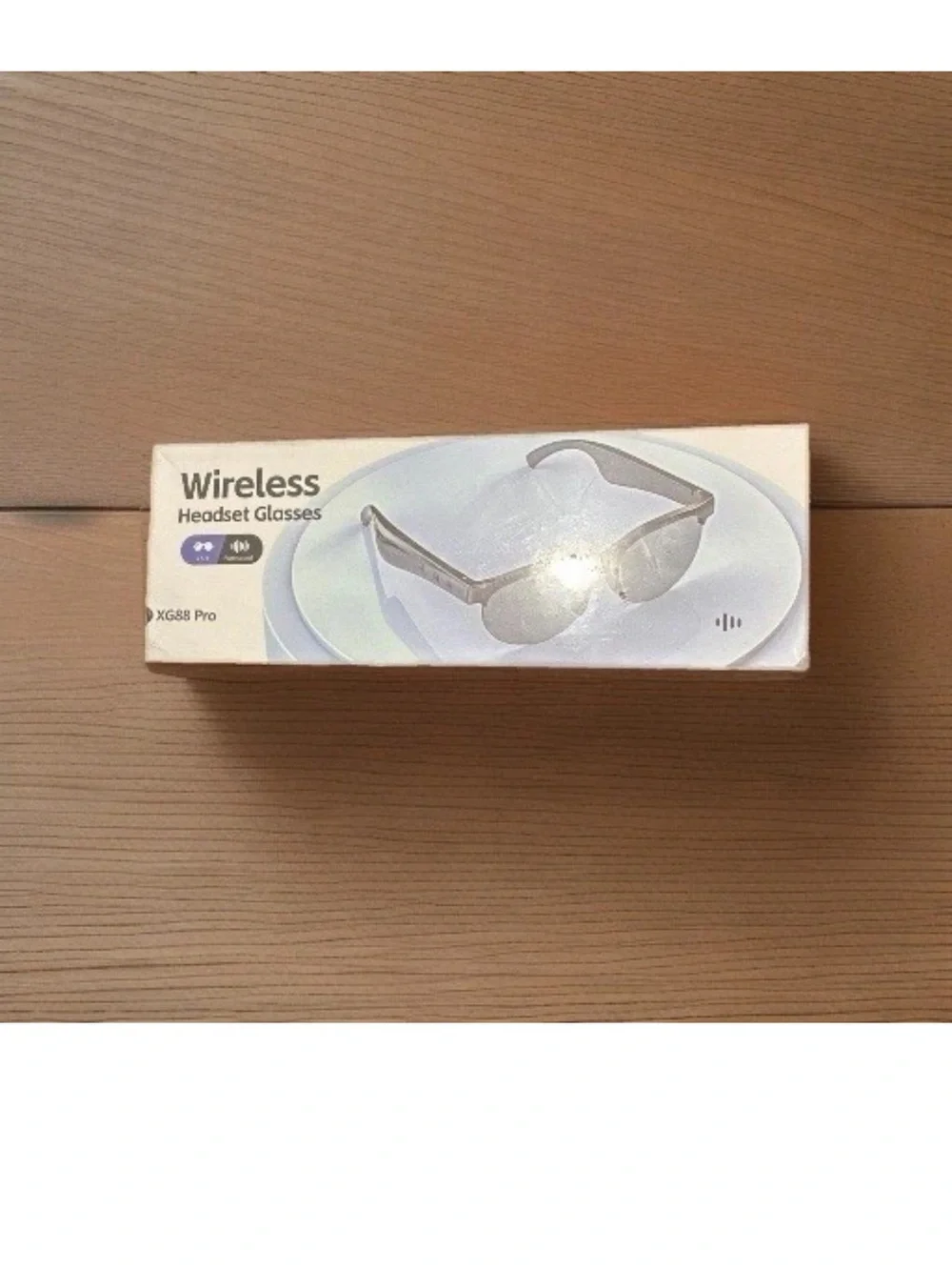 Wireless Headset Glasses in Silver - Bluetooth Audio Sunglasses